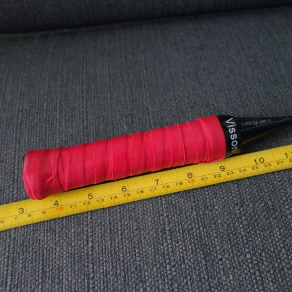 Carlton 313 Used Badminton Racquet with Strings and Overgrip Ready to Play! - Picture 10 of 11